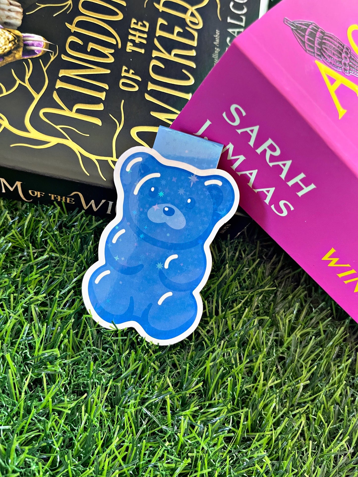 Gummy Bear Magnetic Bookmark,  Cute Gummy Bear Magnetic Bookmark, Candy Bookmark,  Cute Reading Accessory, Book Gift, Cute Bookmark