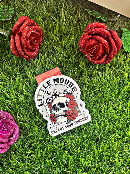 Haunting Adeline Themed Magnetic Bookmark, Cat and Mouse Magnetic Bookmark, Spring Bookmark,  Dark Romance Accessory, Book Gift,