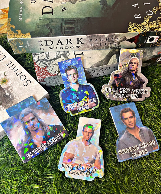 Henry Cavill Magnetic Bookmark, The Witcher Themed Magnetic Bookmark, Acotar Bookmark, Cute Reading Accessory, Book Gift,