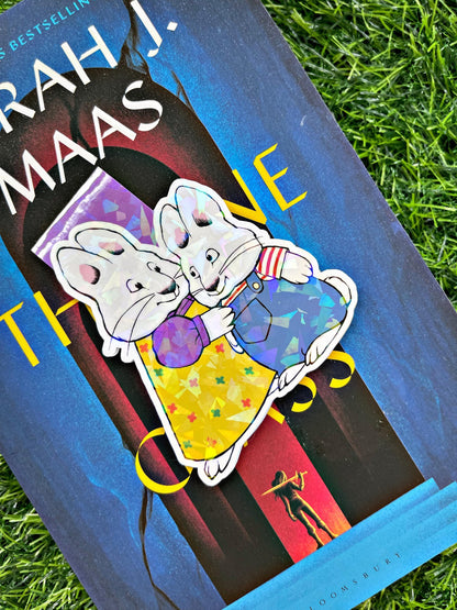 Max and Ruby Bookmark, Cartoon Magnetic Bookmark, Cute Reading Accessory, Book Gift,