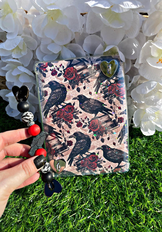 Edgar Allen Poe Themed Kindle Strap and Insert Set