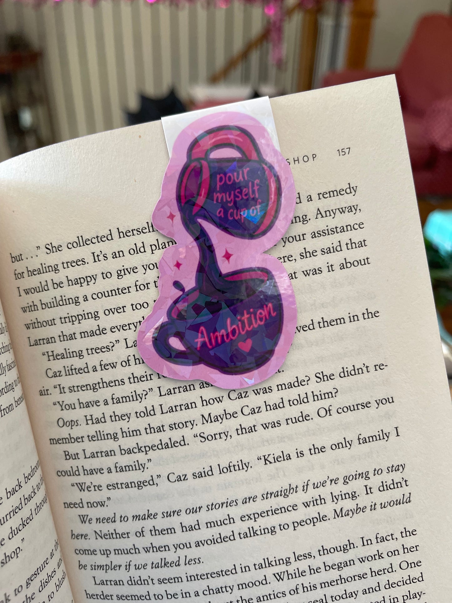 Cup of Ambition Magnetic Bookmark