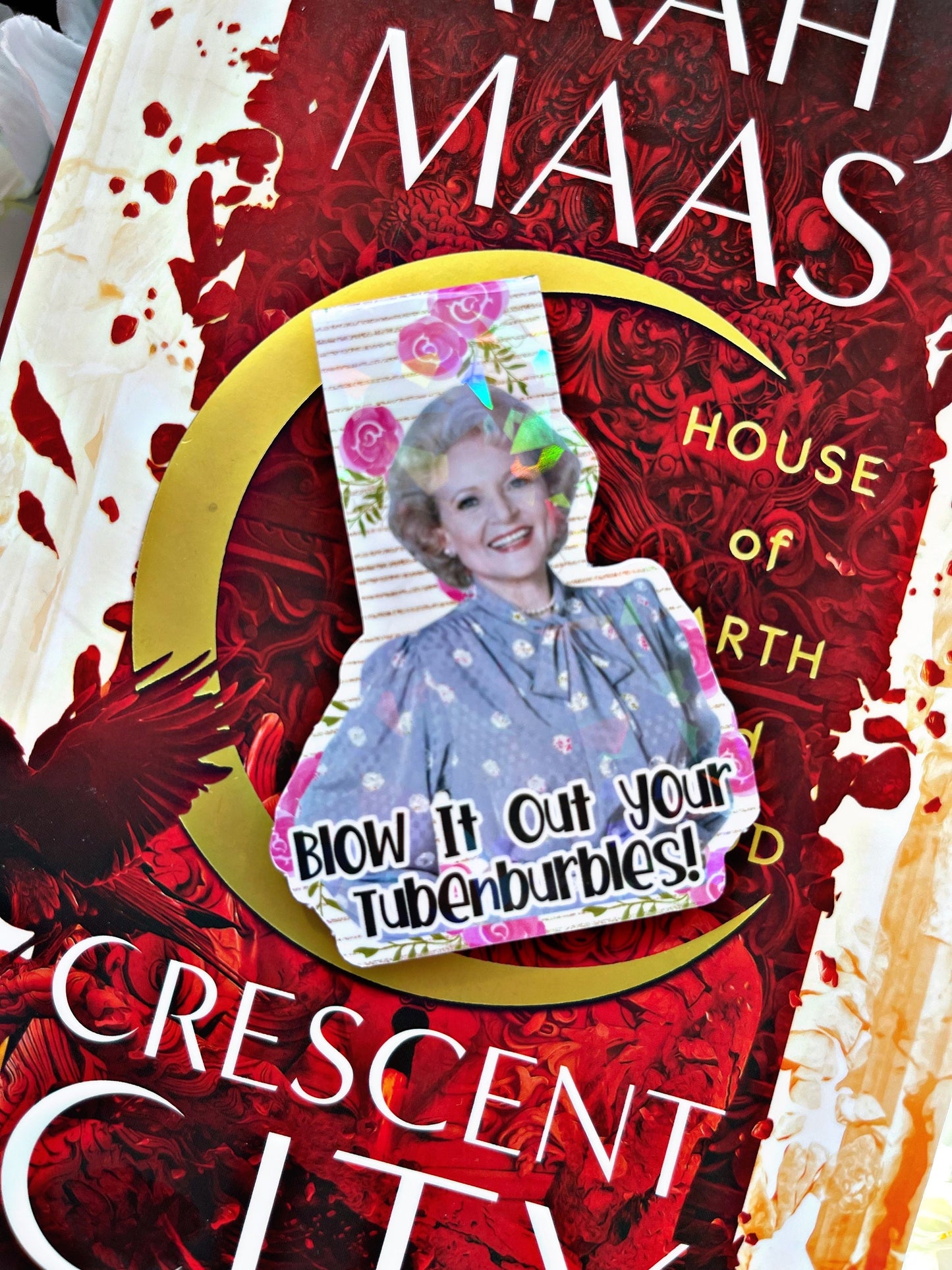 Golden Girls Magnetic Bookmark, Cute Christmas Bookmark, Reading Accessory, Book Gift, Cute Bookmark, Unique Bookmark, Smutty Bookmark