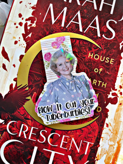 Golden Girls Magnetic Bookmark, Cute Christmas Bookmark, Reading Accessory, Book Gift, Cute Bookmark, Unique Bookmark, Smutty Bookmark