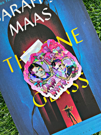 Vampire Diaries Magnetic Bookmark, I Love Bad Boys Bookmark, Salvatore Brothers Reading Accessory, Bookish Gift, Cute Bookmark