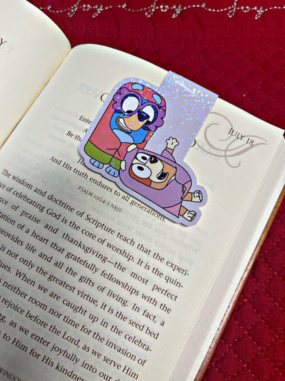 Bluey Bookmark, Magnetic Bookmark, Reading Accessory, Book Gift, Cute Bookmark, Unique Bookmark, Personalized Bookmark