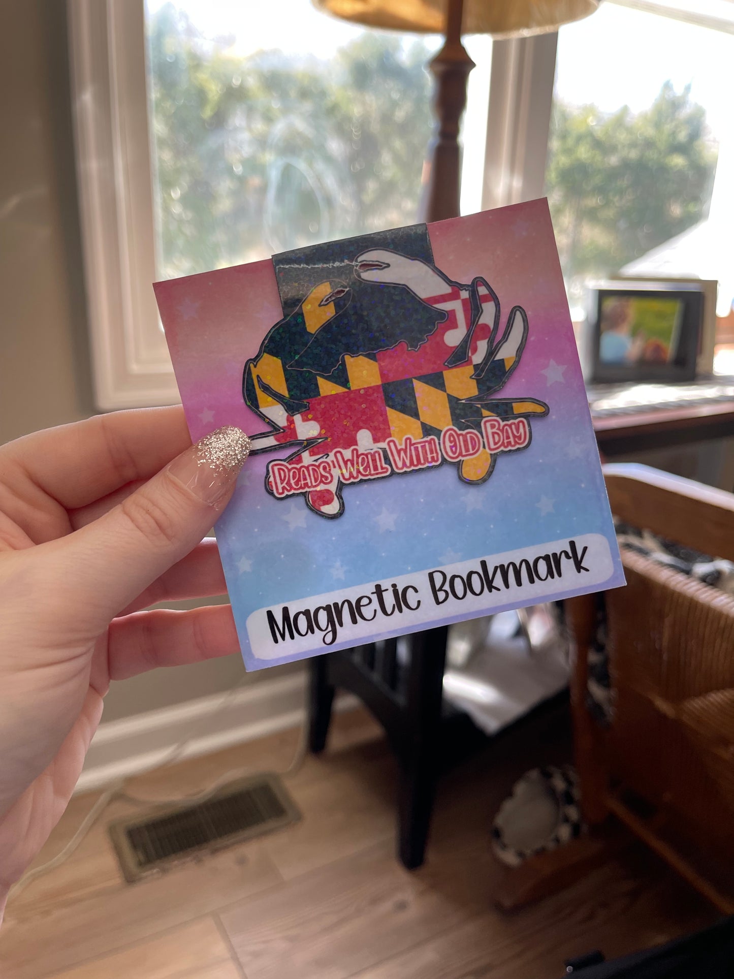 Maryland Crab Magnetic Bookmark