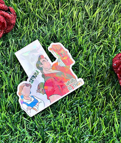 Beauty and The Beast Magnetic Bookmark, Belle Bookworm Smut Magnetic Bookmark, Cute Reading Accessory, Book Gift,