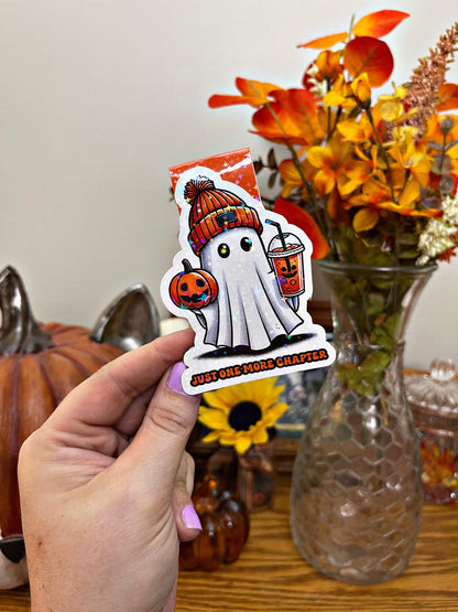 Halloween Magnetic Bookmark, Halloween Ghost Bookmark, Reading Accessory, Book Gift, Cute Bookmark, Unique Bookmark, Personalized Bookmark