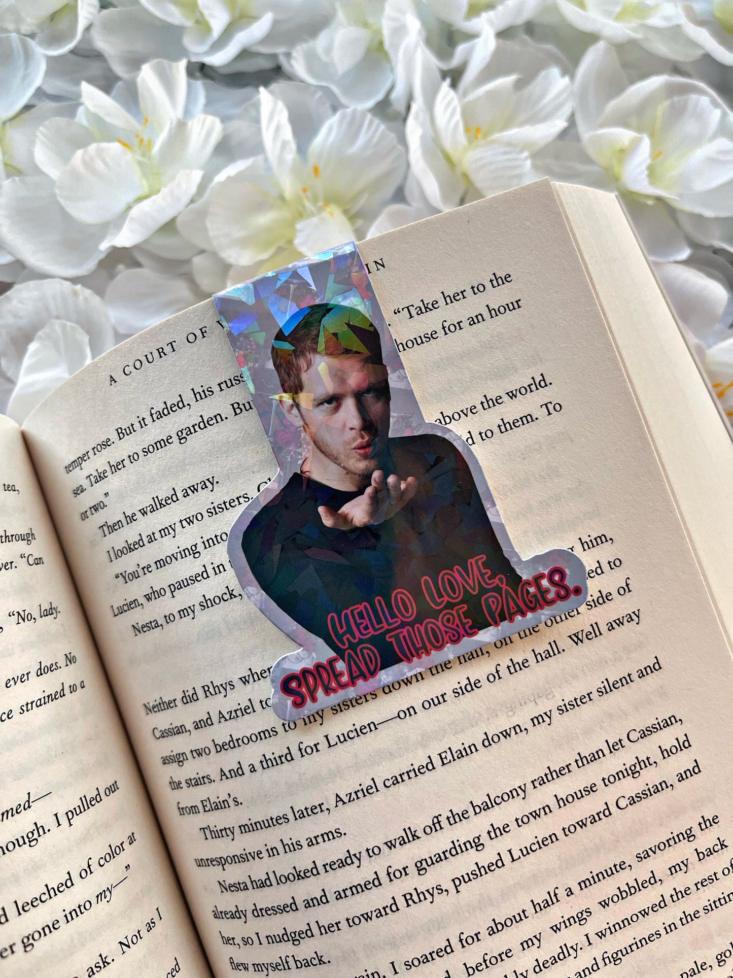 Vampire Diaries Magnetic Bookmark, Klaus Michaelson Bookmark,  Reading Accessory, Book Gift, Cute Bookmark, Unique Bookmark,