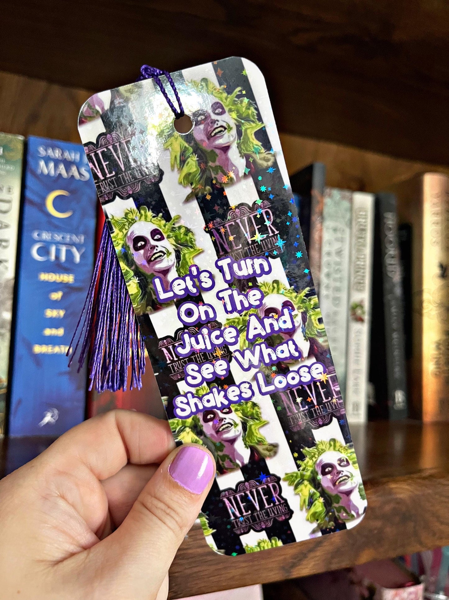 Beetle Guy Bookmark, Halloween Bookmark, Strange and Unusual Bookmark, Dark Romance Bookmark, Reading Accessory, Book Gift, Cute Bookmark,
