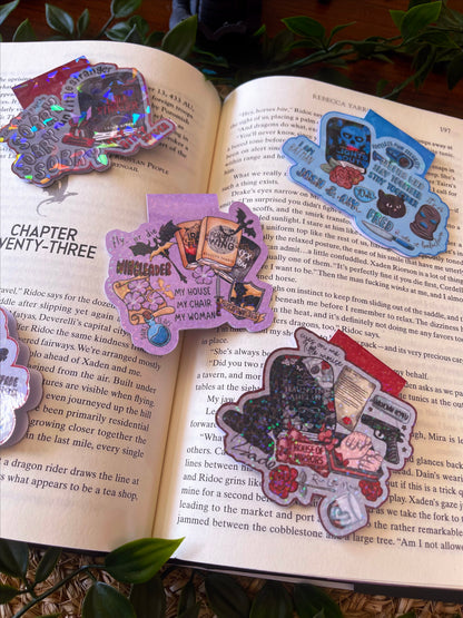 Dark Romance Magnetic Bookmark