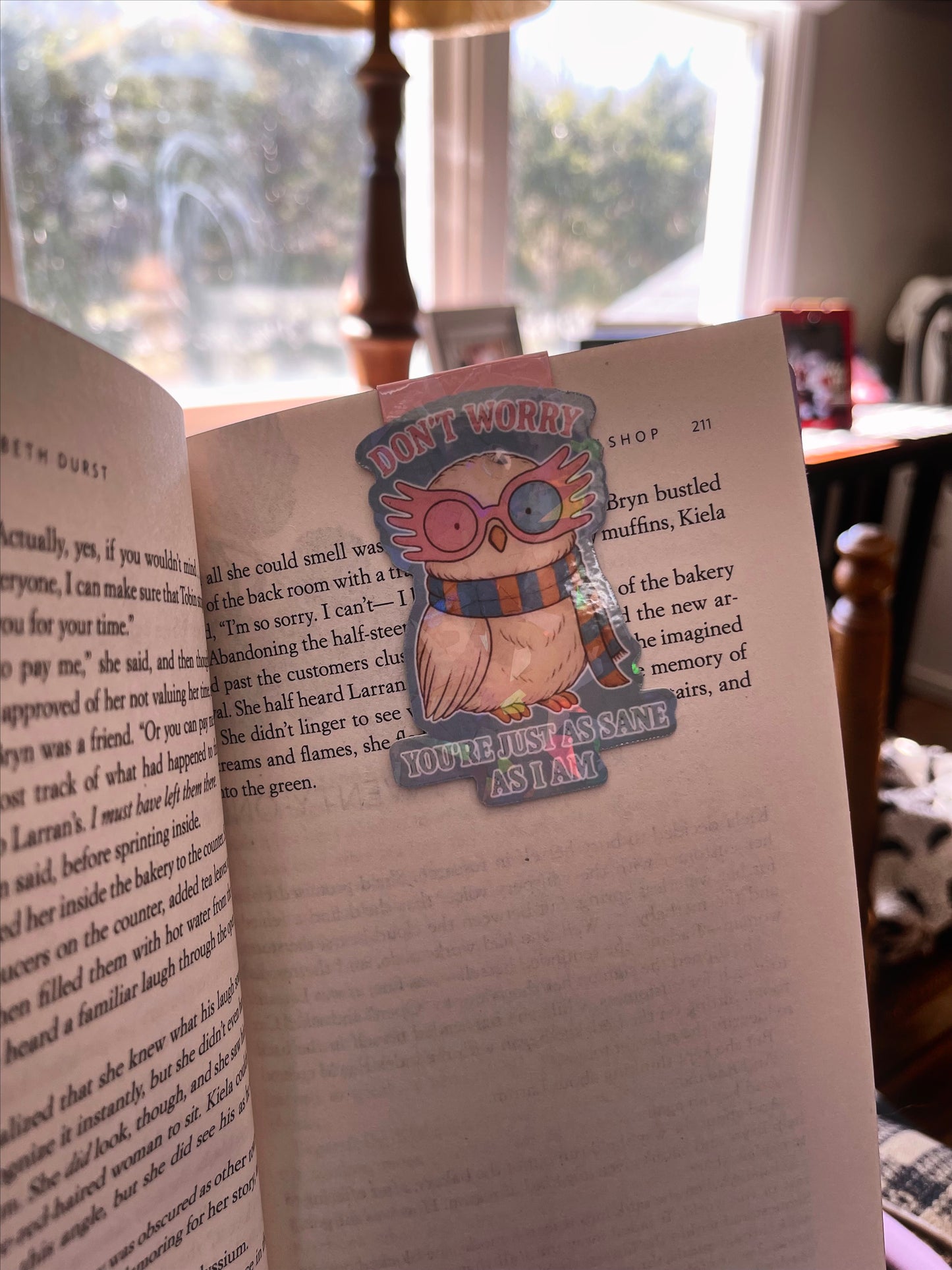 Wizard Owl Magnetic Bookmark