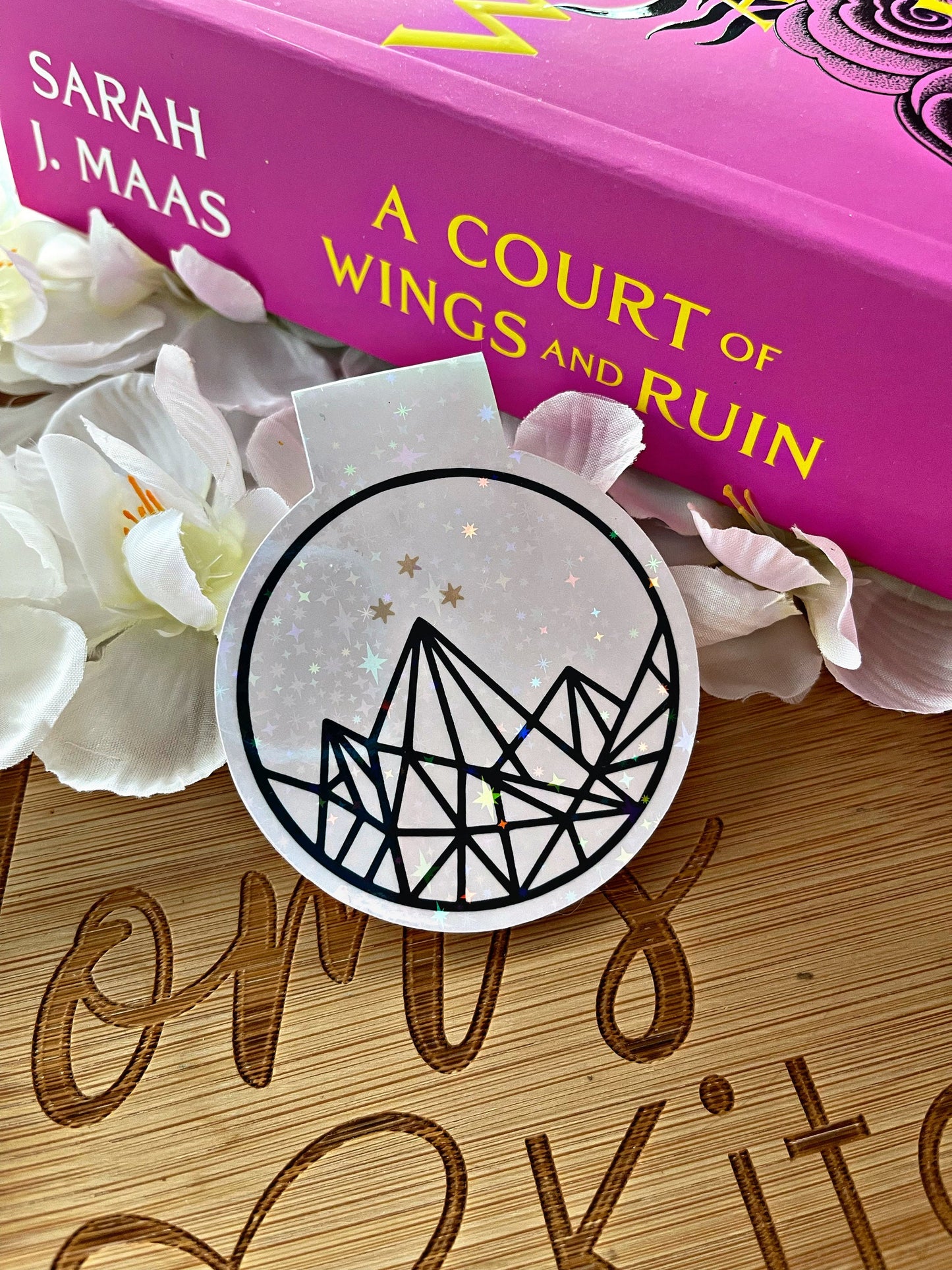 ACOTAR themed Bookmark,  ACOTAR Magnetic Bookmark, Just One More Chapter, Book Gift, Cute Bookmark, Unique Bookmark, Personalized Bookmark