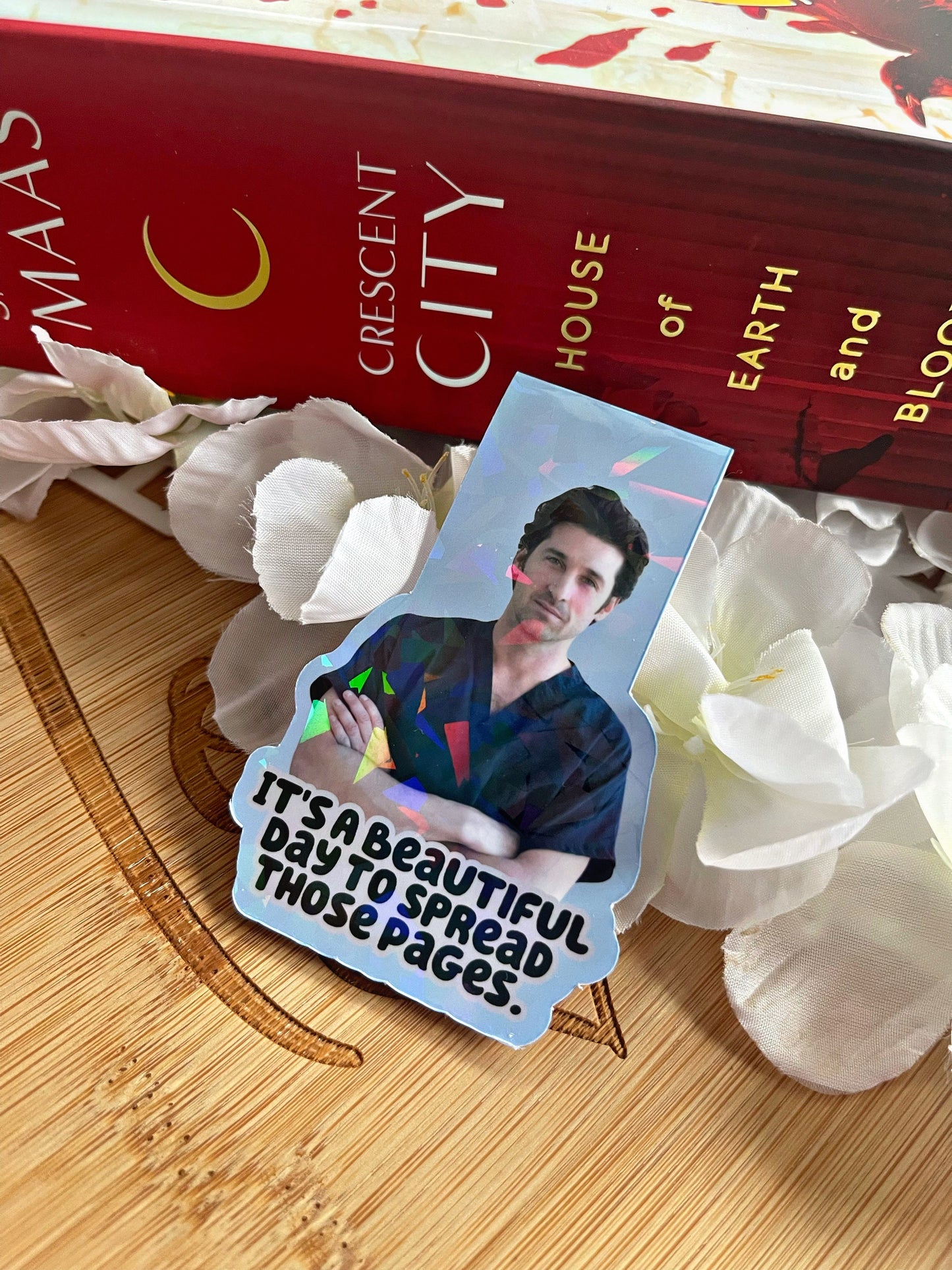 Grey’s Bookmark, Grey’s Anatomy Magnetic Bookmark, Just One More Chapter, Book Gift, Cute Bookmark, Unique Bookmark, Personalized Bookmark