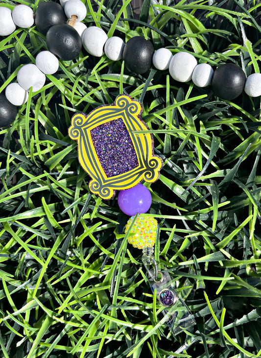 Friends Themed Badge Reel - Friends TV Show Inspired ID Clip- Door Badge Holder-  Pivot ID Holder- Nurse Gift- Teacher Gift