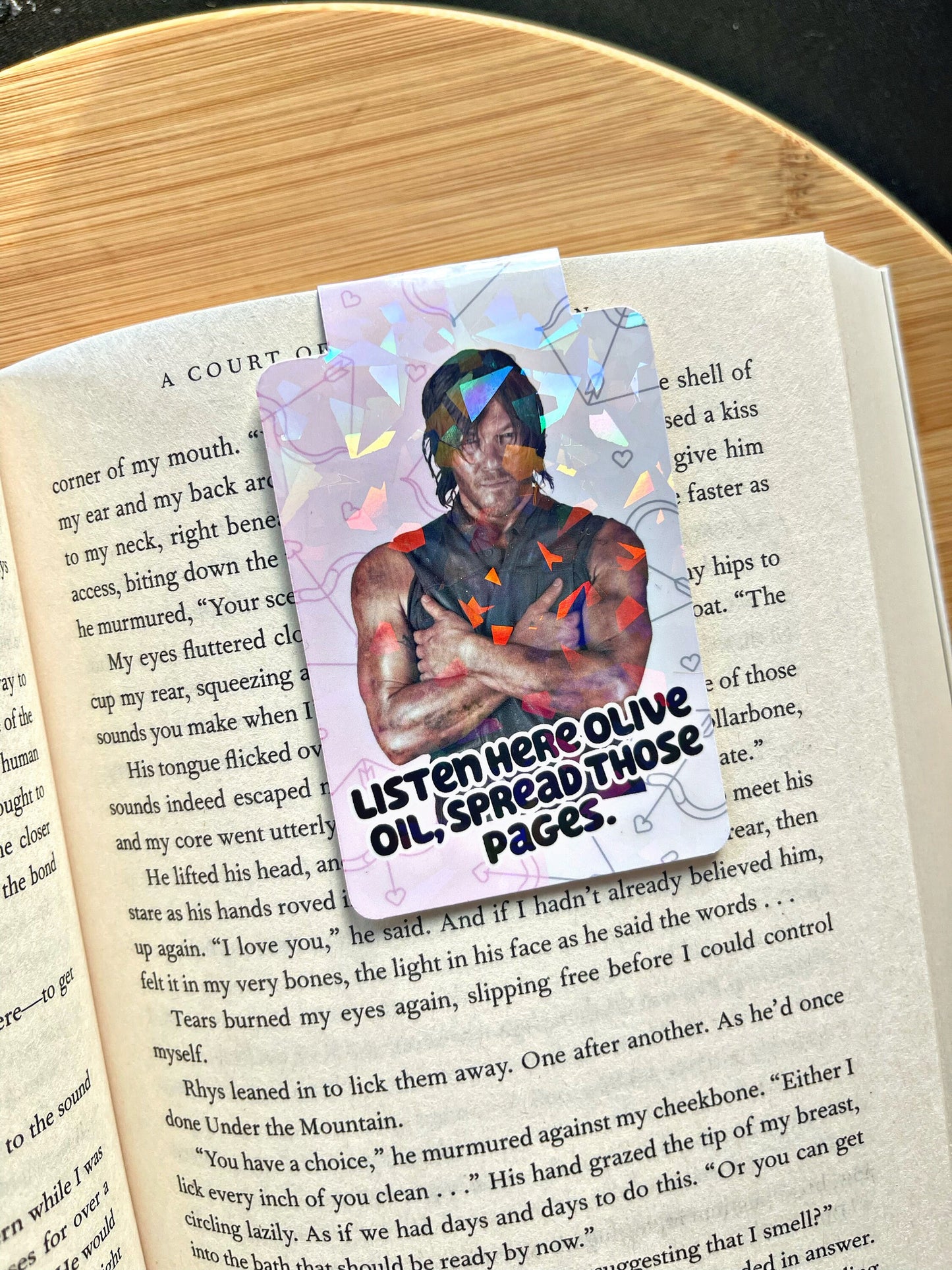 Daryl Dixon Bookmark, TWD Magnetic Bookmark, Reading Accessory, Book Gift, Cute Bookmark, Unique Bookmark,