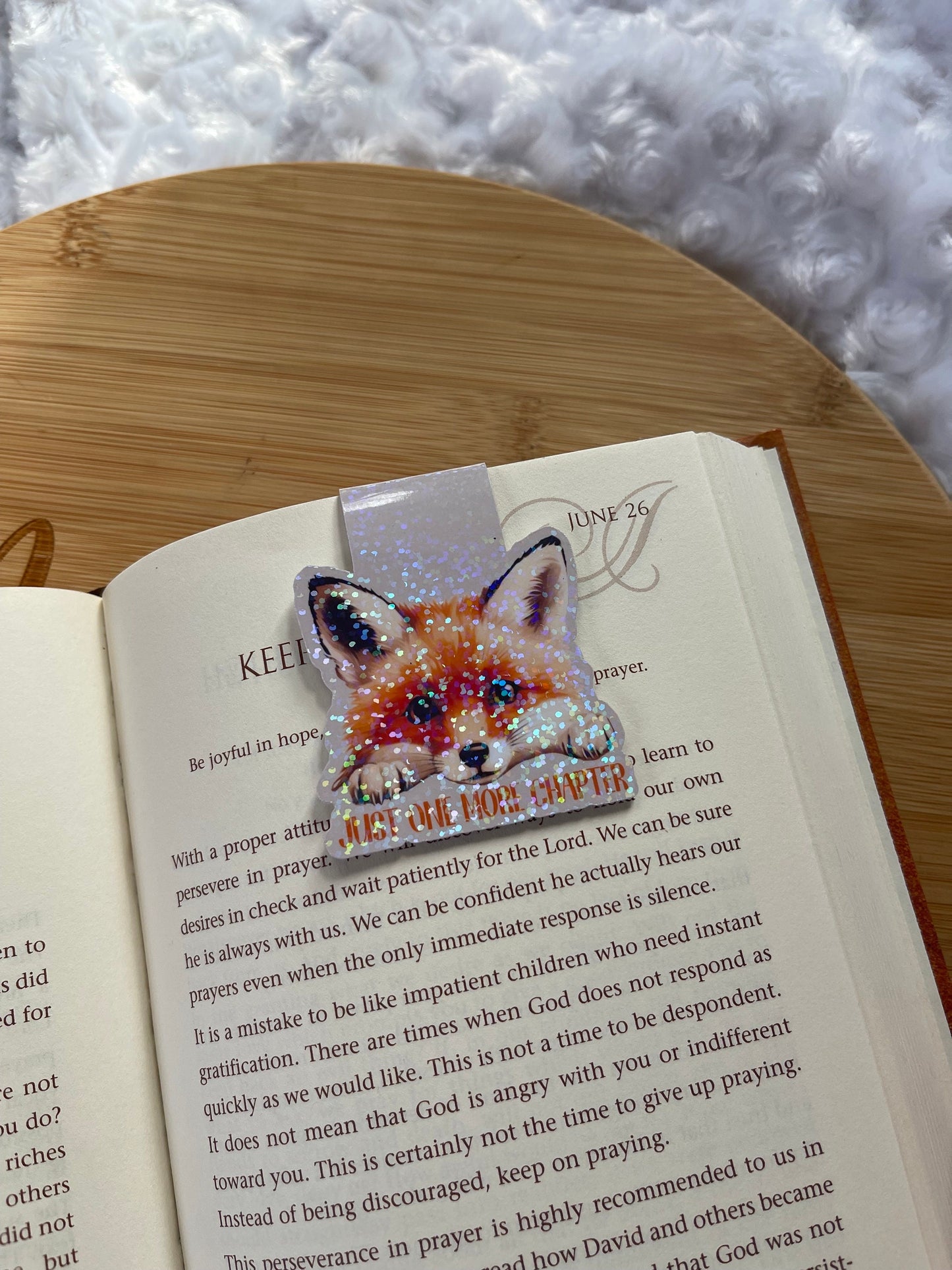 Fox Magnetic Bookmark, Fox Bookmark, Reading Accessory, Book Gift, Cute Bookmark, Unique Bookmark, Personalized Bookmark