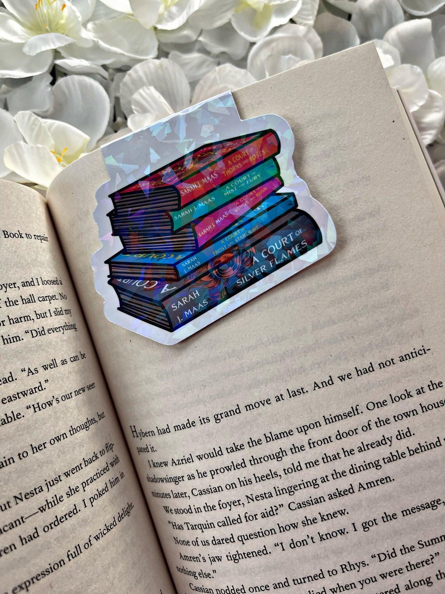 ACOTAR themed Bookmark,  ACOTAR Magnetic Bookmark, Just One More Chapter, Book Gift, Cute Bookmark, Unique Bookmark, Personalized Bookmark