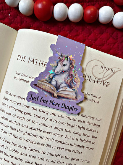 Unicorn Reading Bookmark, Unicorn Magnetic Bookmark, Reading Accessory, Book Gift, Cute Bookmark, Unique Bookmark, Personalized Bookmark