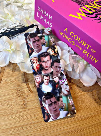 Cry Baby Bookmark, Johnny Depp Bookmark, Reading Accessory, Book Gift, Cute Bookmark, Unique Bookmark, Personalized Bookmark