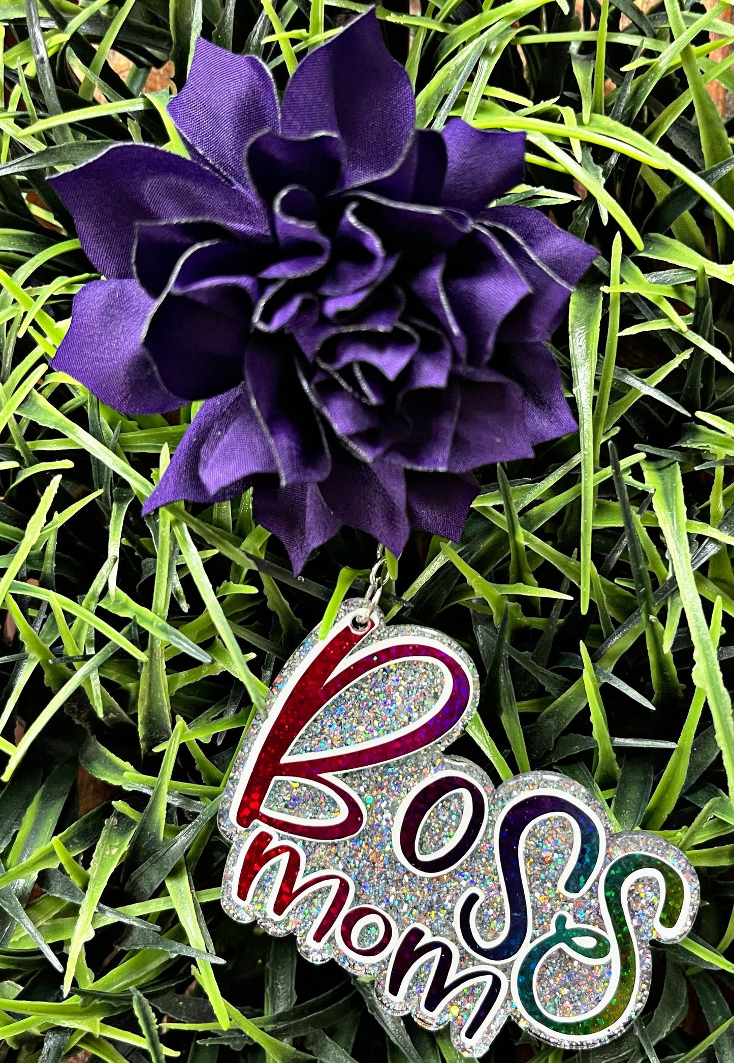 Boss Mom Car Air Freshener • Rainbow Car Freshie • Cute Car Accessories • Essential Oils • Scented Car Freshener • Car Charm