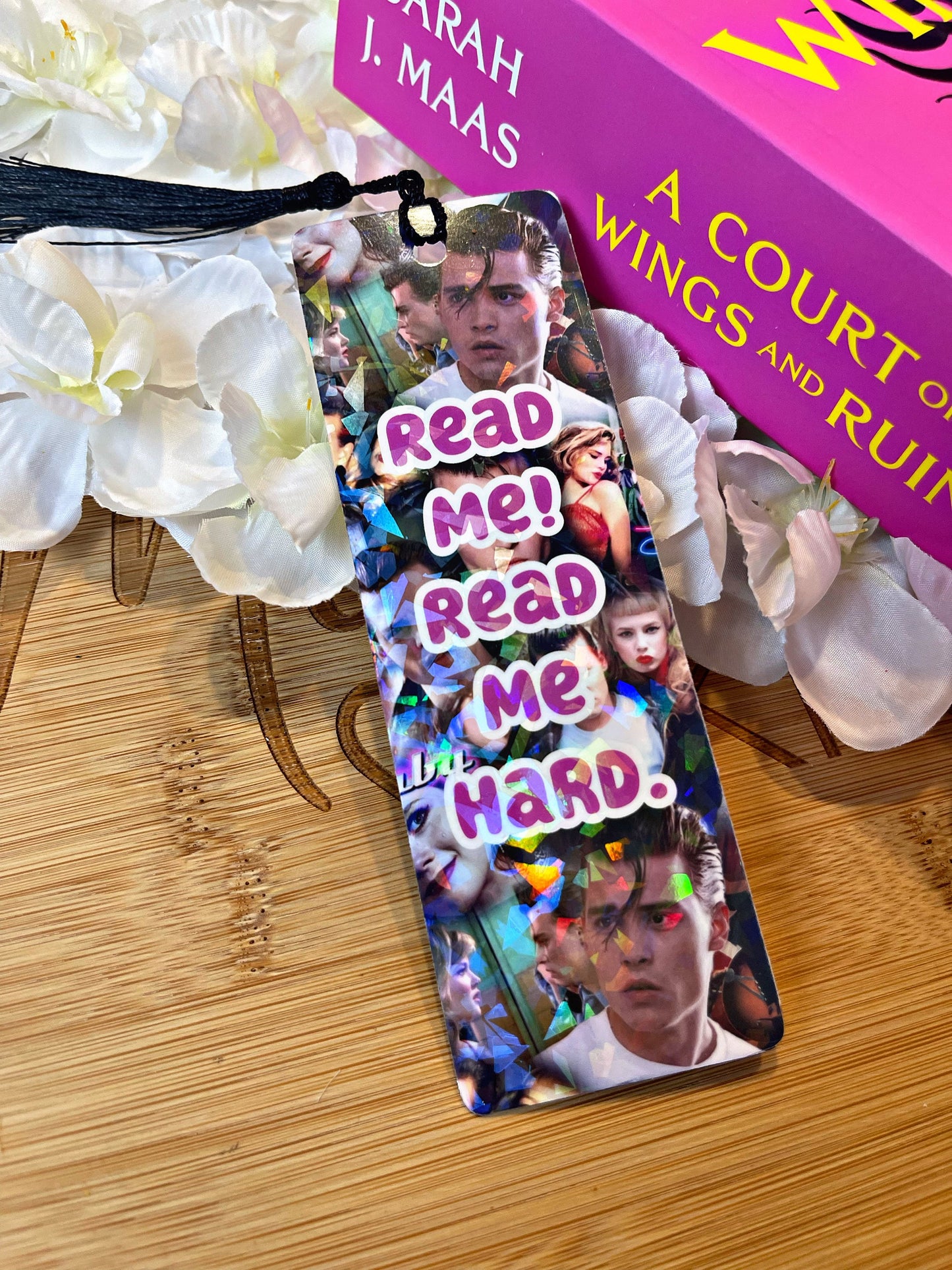 Cry Baby Bookmark, Johnny Depp Bookmark, Reading Accessory, Book Gift, Cute Bookmark, Unique Bookmark, Personalized Bookmark