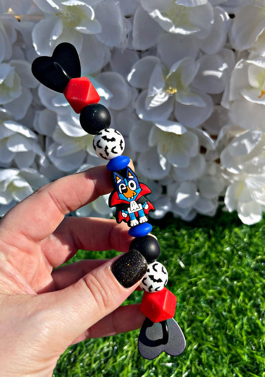 Halloween Heeler Dog Kindle Strap