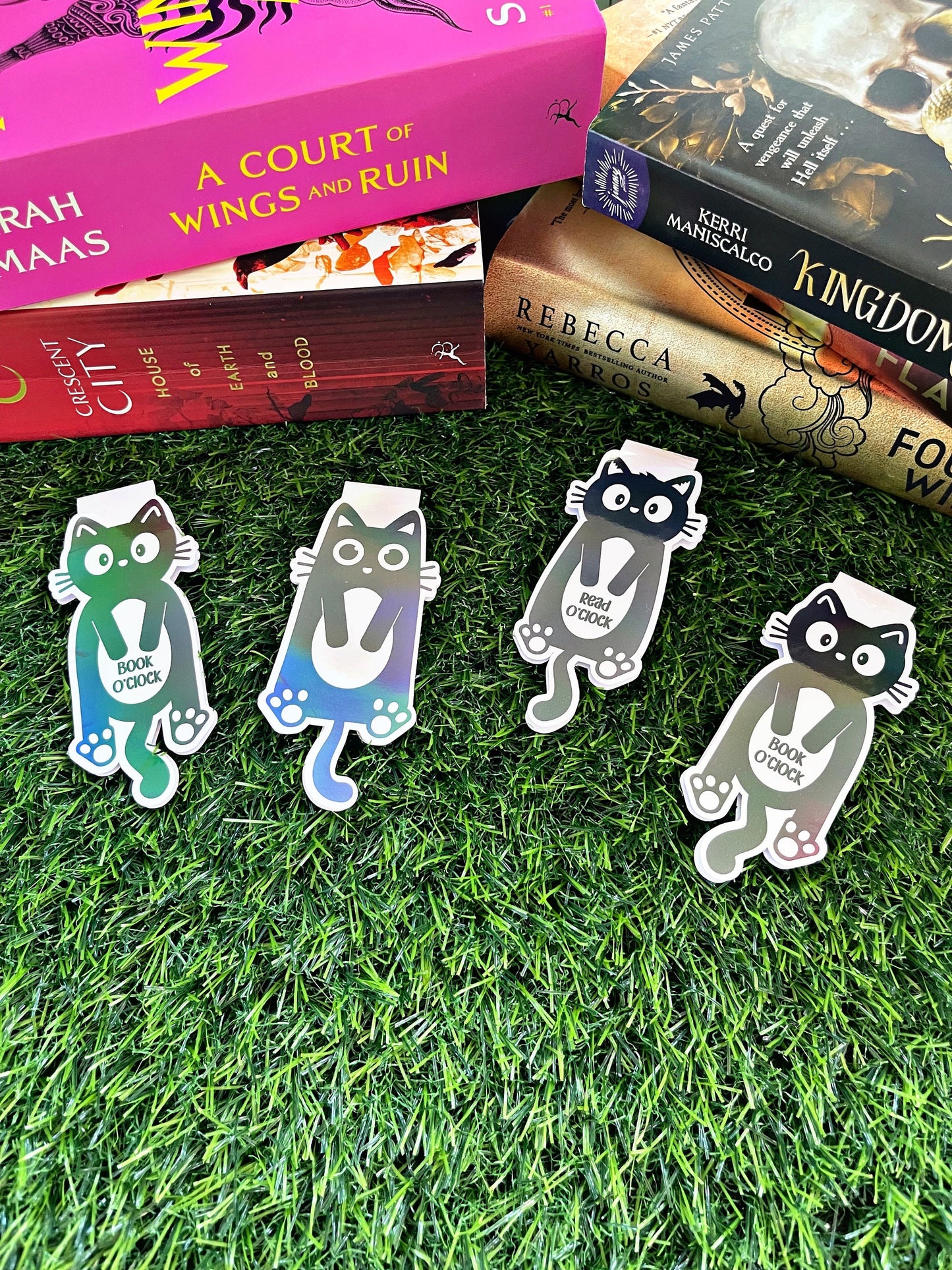Cute Cat Magnetic Bookmark, Black Cat Bookmark,  Cute Reading Accessory, Book Gift, Cute Bookmark, Unique Bookmark