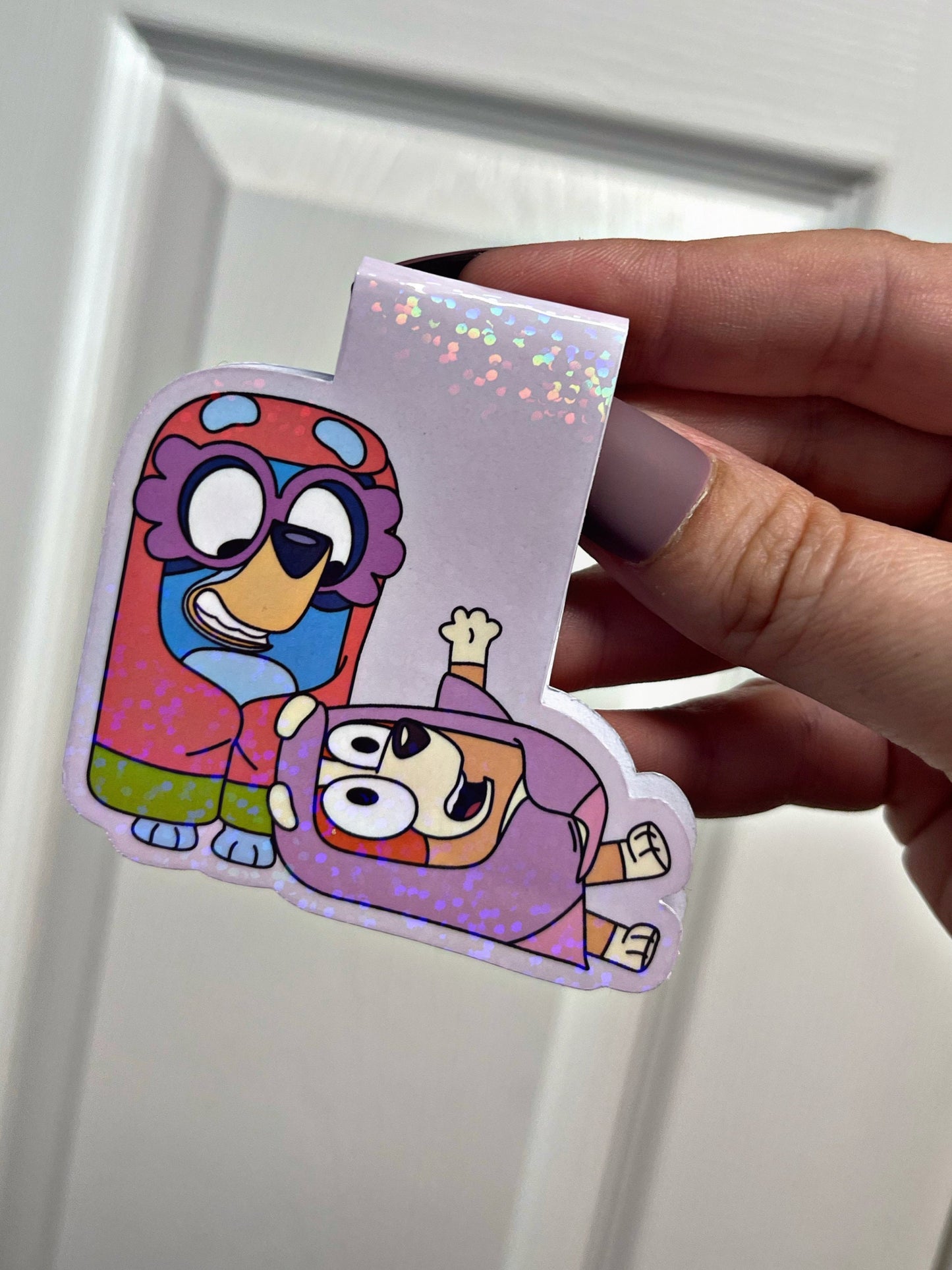 Bluey Bookmark, Magnetic Bookmark, Reading Accessory, Book Gift, Cute Bookmark, Unique Bookmark, Personalized Bookmark