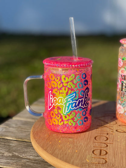 90s Nostalgia Coffee Glass Snow Globe Mug