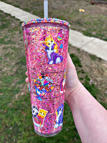 90's Nostalgia Snow Globe Tumbler