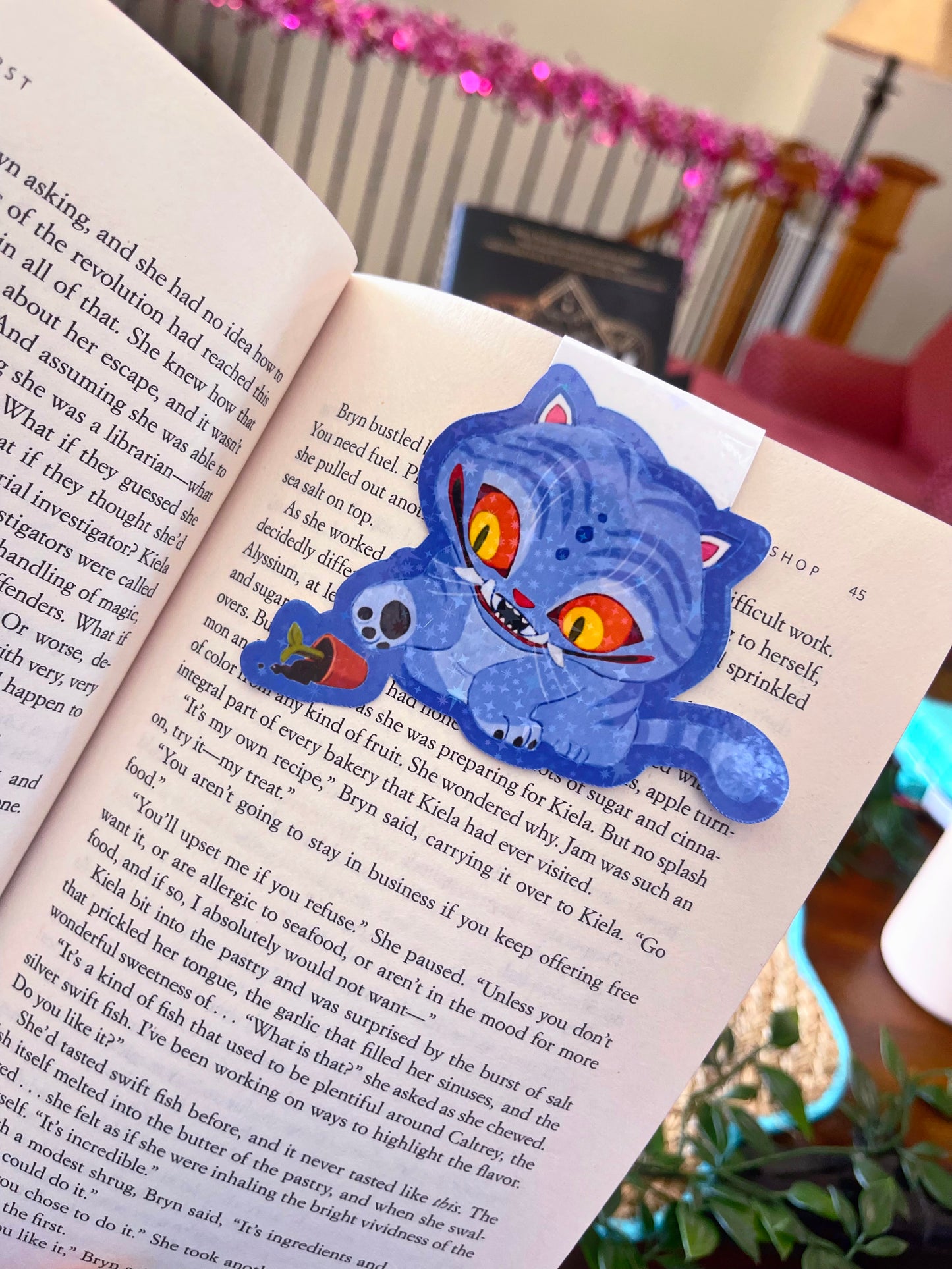Cartoon Tiger Magnetic Bookmark