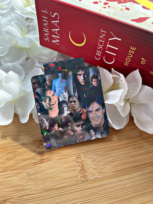 Damon Salvatore Magnetic Bookmark, Vampire Diaries Bookmark,  Reading Accessory, Book Gift, Cute Bookmark, Unique Bookmark