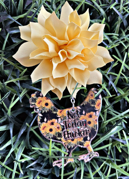Chicken Car Freshie • Car Air Freshener• Cute Car Accessories • Essential Oils • Scented Car Freshener • Sunflower Car Charm •