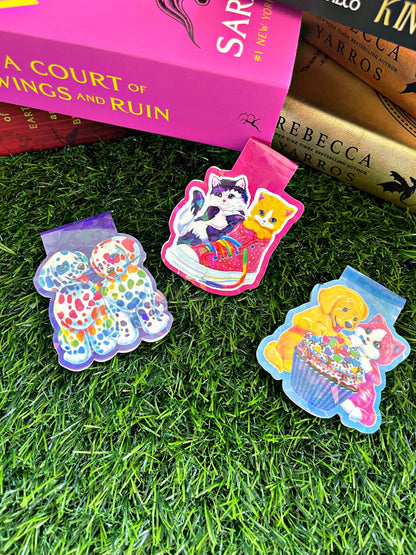 90s Nostalgia Magnetic Bookmark, Cute Bookmark,  Cute Reading Accessory, Book Gift, Cute Bookmark, Unique Bookmark