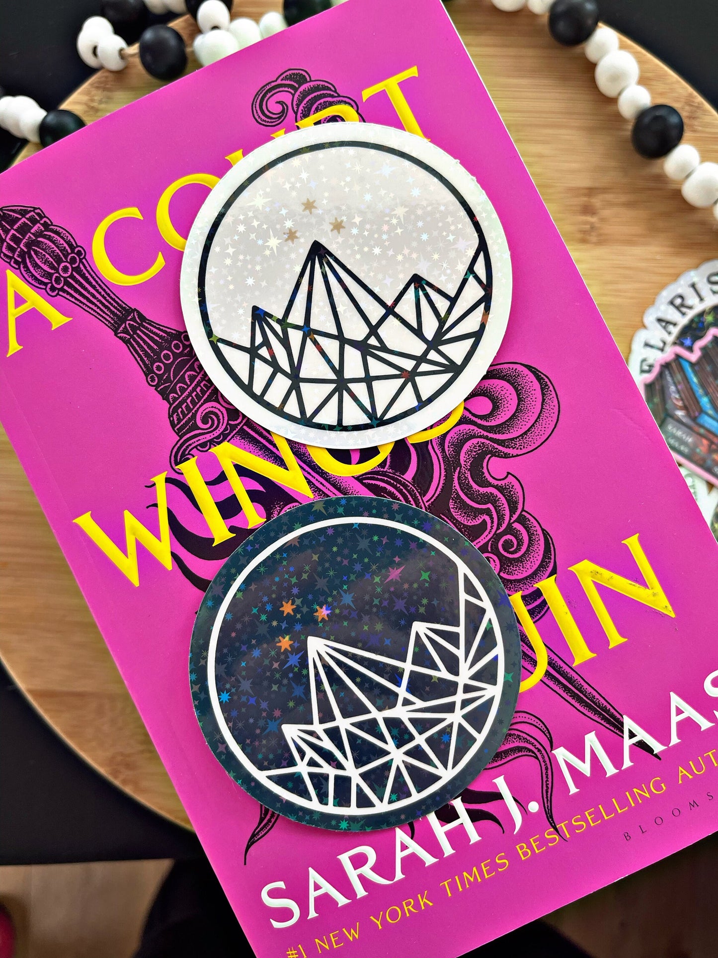 Acotar Themed Kindle Stickers/ City Of Starlight Stickers/ bookish Accessories/ Kindle Accessories/ Planner Accessories/ Journal Accessories