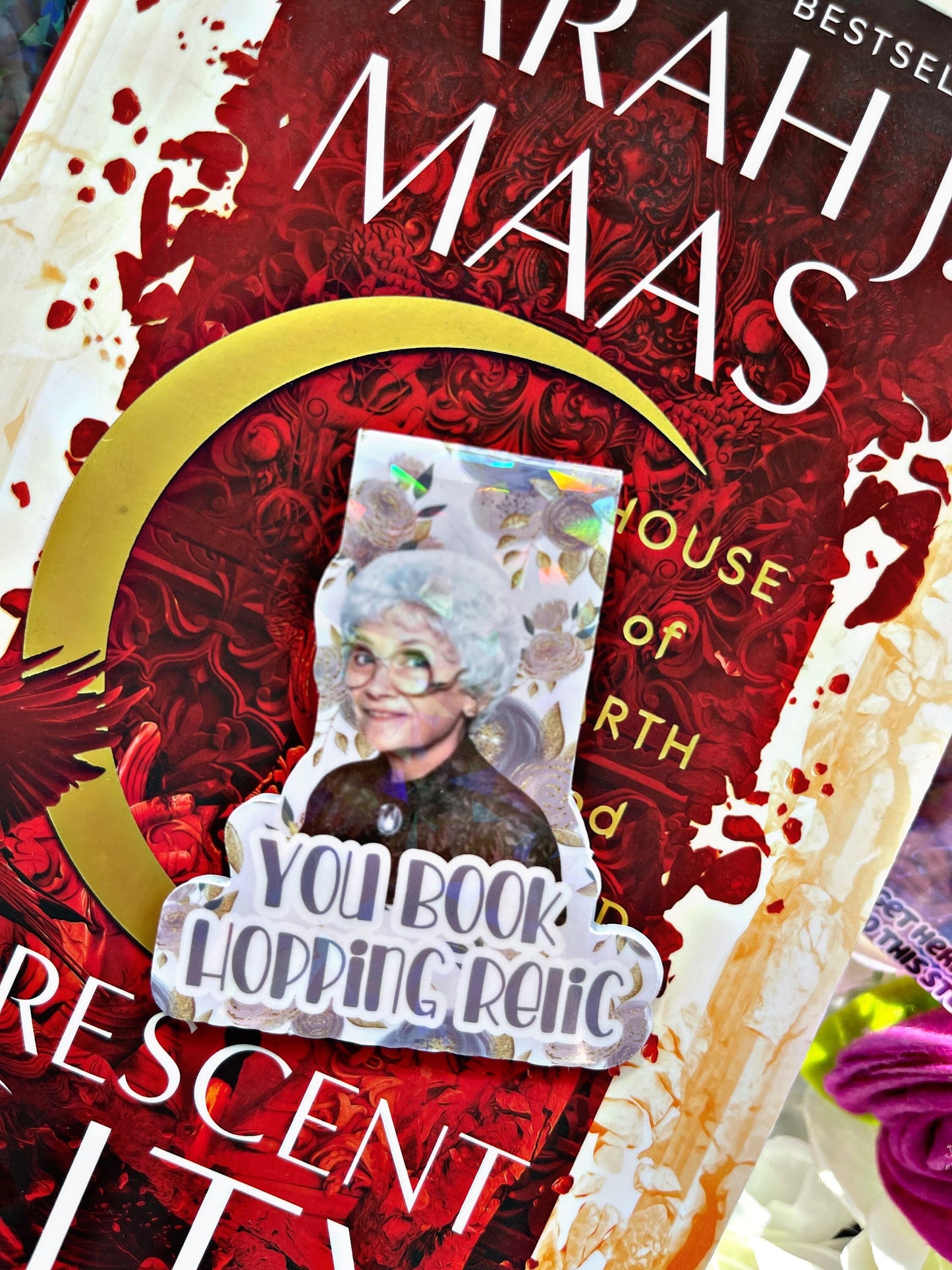 Golden Girls Magnetic Bookmark, Cute Christmas Bookmark, Reading Accessory, Book Gift, Cute Bookmark, Unique Bookmark, Smutty Bookmark