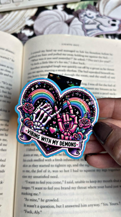 Dark Romance Bookmark, Cute Magnetic Bookmark, Reading Accessory, Book Gift, Cute Bookmark, Unique Bookmark, Personalized Bookmark
