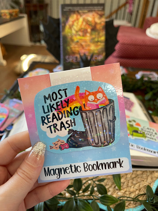 Funny Cat Magnetic Bookmark