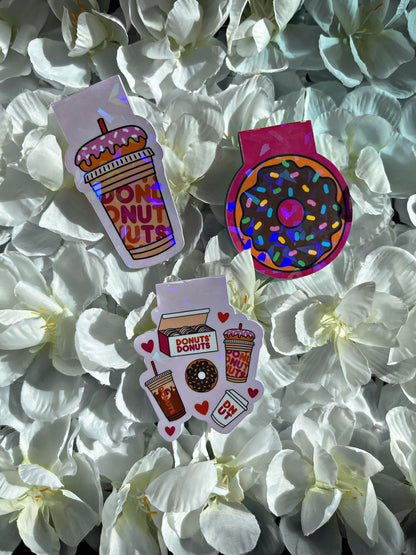 Iced Coffee Magnetic Bookmark, Dunkin Donut Bookmark,  Coffee Reading Accessory, Book Gift, Cute Bookmark, Unique Bookmark
