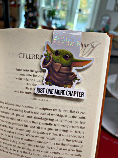 Baby Yoda Bookmark, Magnetic Bookmark, Reading Accessory, Book Gift, Cute Bookmark, Unique Bookmark, Personalized Bookmark
