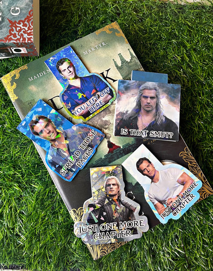 Henry Cavill Magnetic Bookmark, The Witcher Themed Magnetic Bookmark, Acotar Bookmark, Cute Reading Accessory, Book Gift,