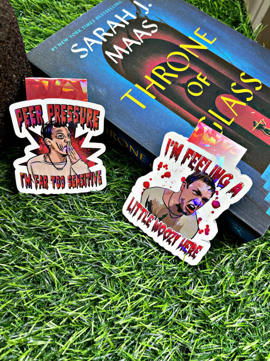 Horror Magnetic Bookmark, Horror Bookmark, Reading Accessory, Bookish Gift, Cute Bookmark