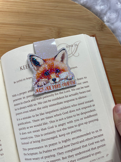 Fox Magnetic Bookmark, Fox Bookmark, Reading Accessory, Book Gift, Cute Bookmark, Unique Bookmark, Personalized Bookmark