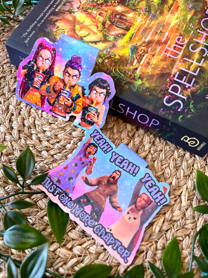 Cartoon Girl Magnetic Bookmark