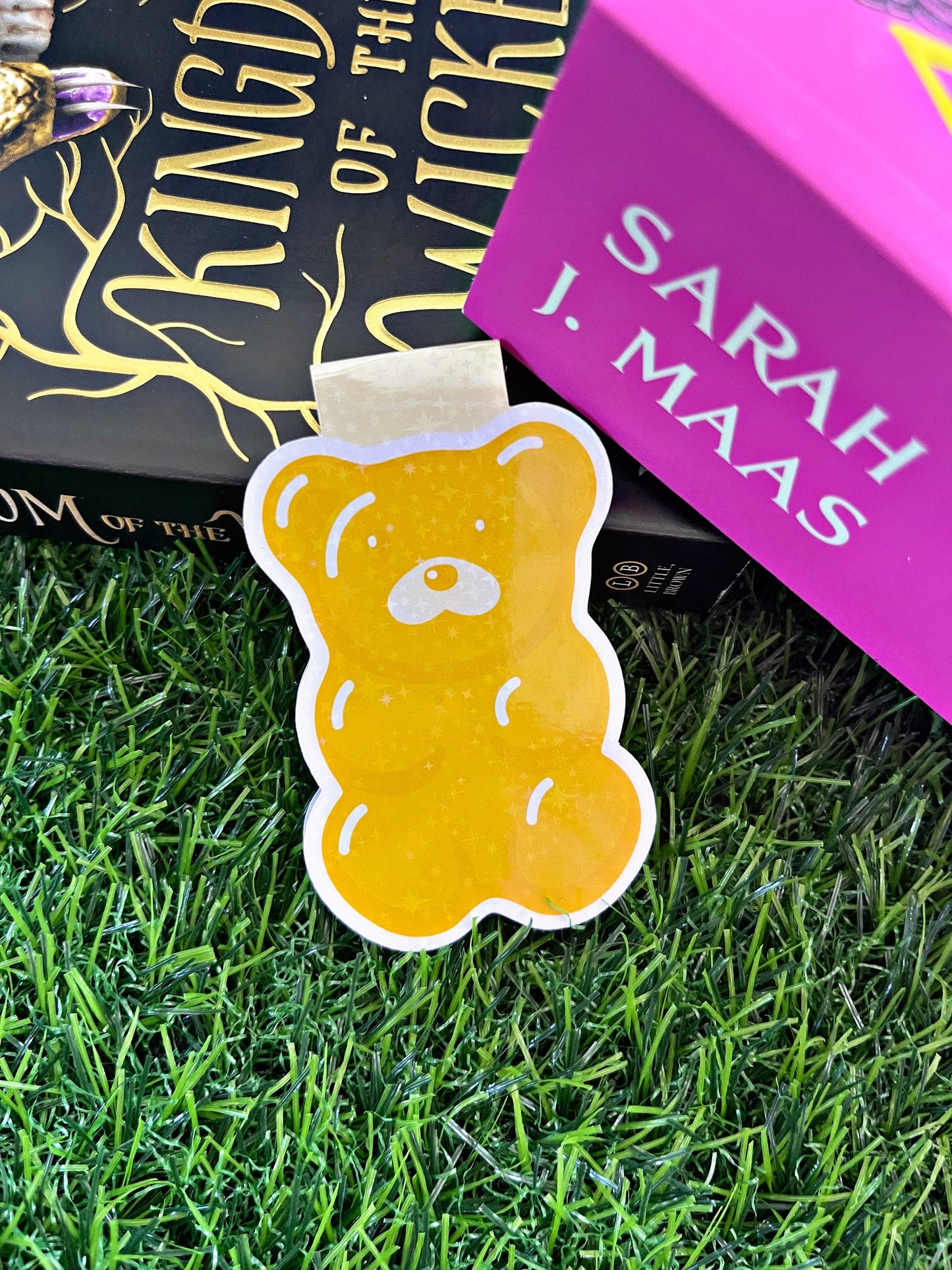 Gummy Bear Magnetic Bookmark,  Cute Gummy Bear Magnetic Bookmark, Candy Bookmark,  Cute Reading Accessory, Book Gift, Cute Bookmark