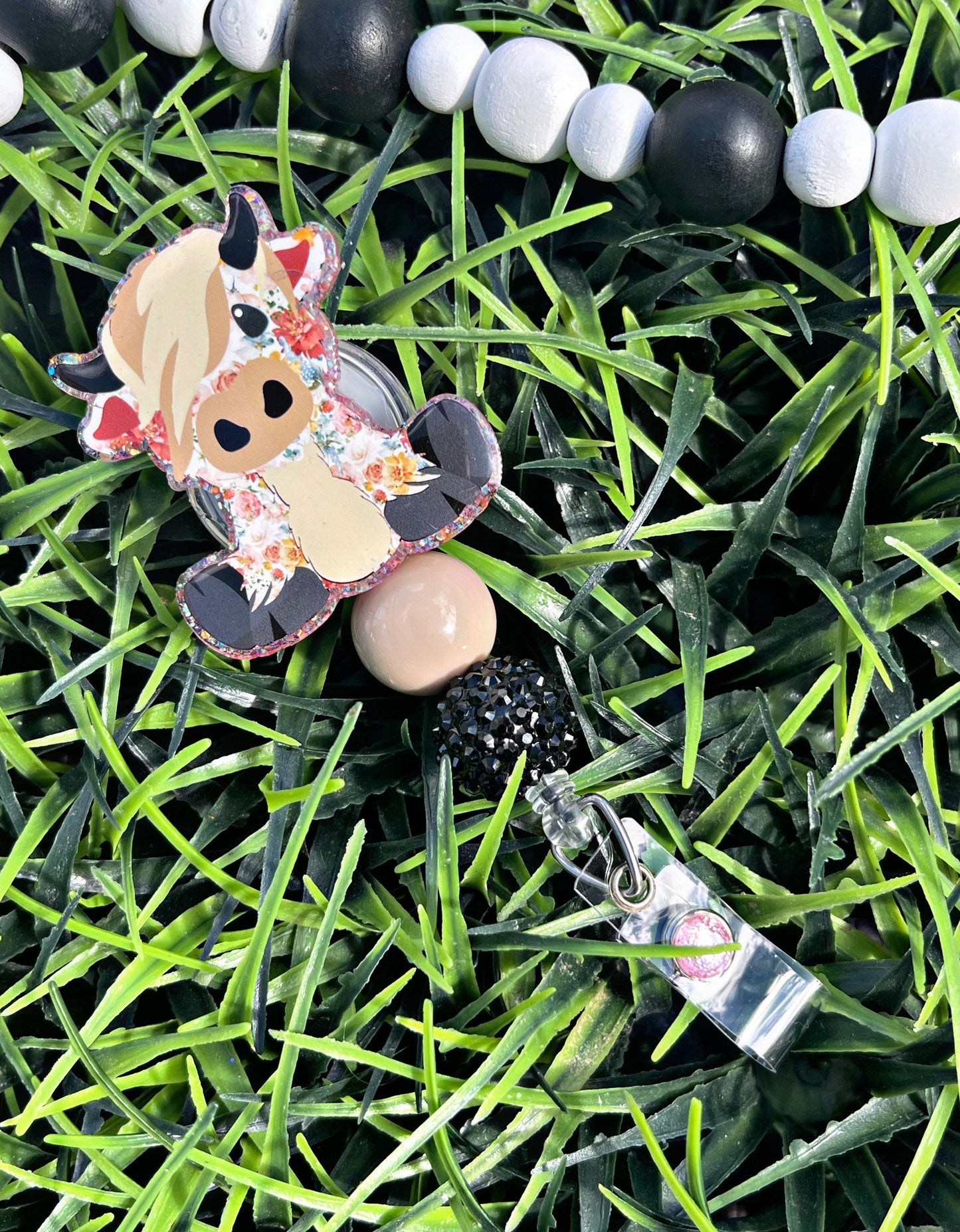 Highland Cow Badge Reel