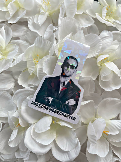 Ryan Gosling Bookmark, Just One More Chapter Magnetic Bookmark, Reading Accessory, Book Gift, Cute Bookmark, Unique Bookmark,