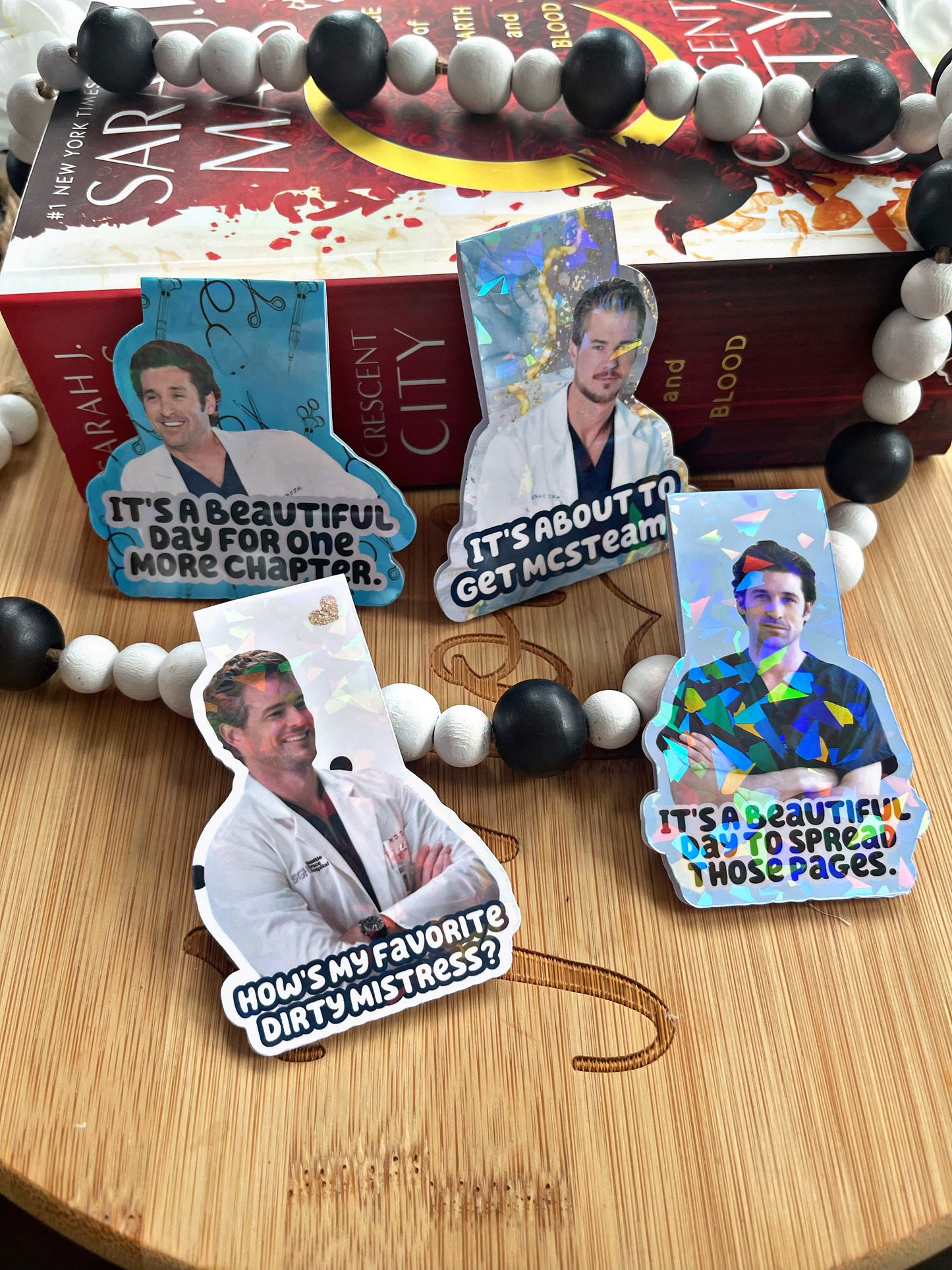 Grey’s Bookmark, Grey’s Anatomy Magnetic Bookmark, Just One More Chapter, Book Gift, Cute Bookmark, Unique Bookmark, Personalized Bookmark